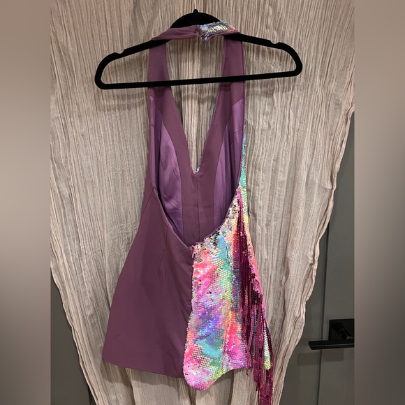 Nasty Gal Sequin Tassel Romper - Picture 2 of 2